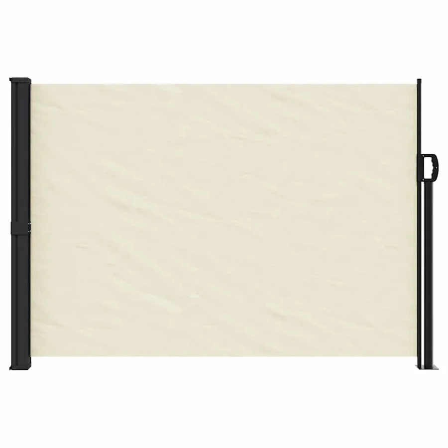 Auvent latéral rétractable crème 140x500 cm - 3