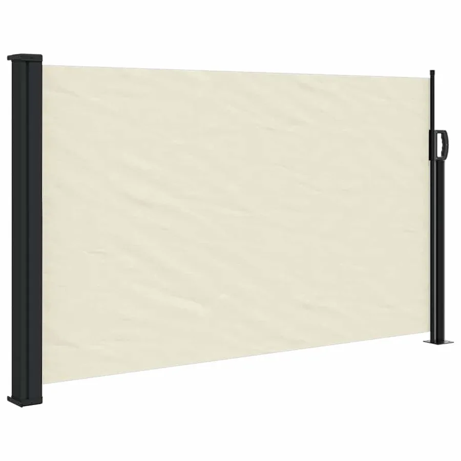 Auvent latéral rétractable crème 117x300 cm - 2