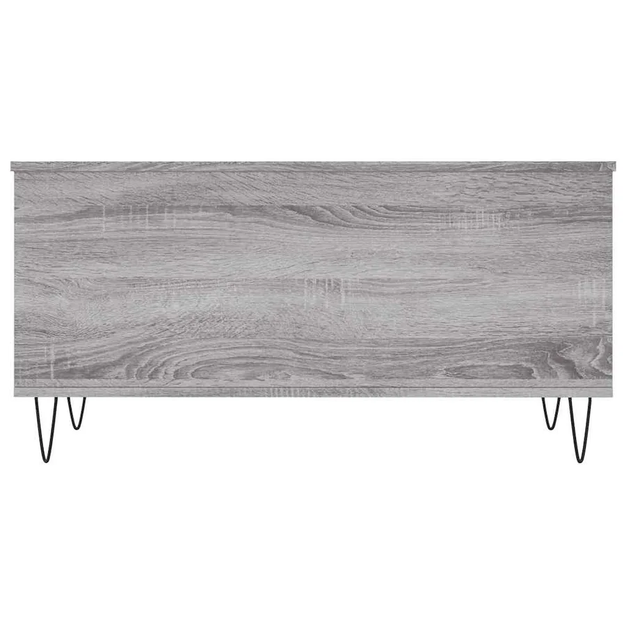 Table basse Sonoma gris 90x44,5x45 cm Bois d'ingénierie - 6