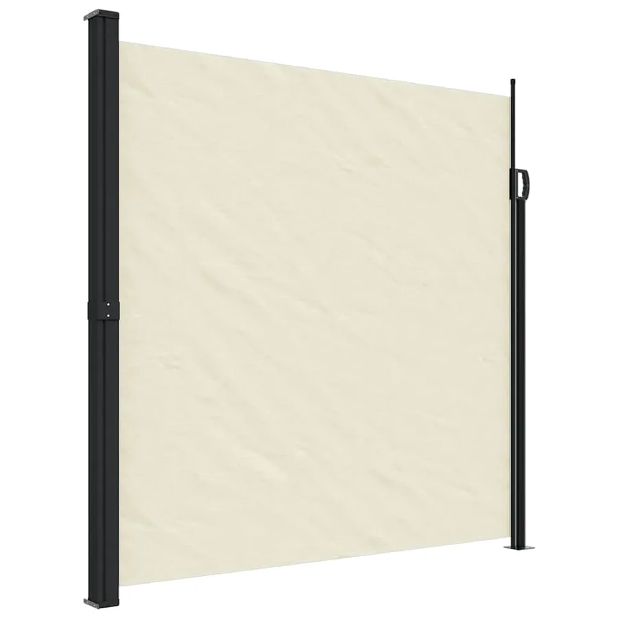 Auvent latéral rétractable crème 200x500 cm - 2