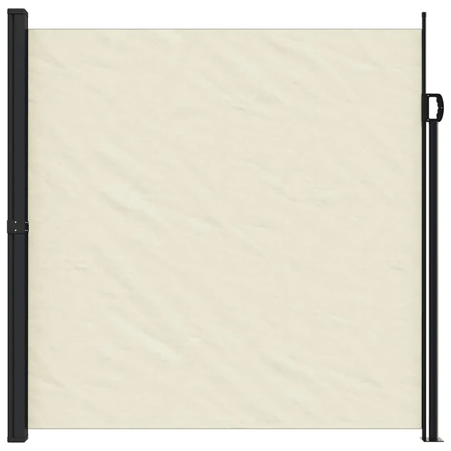 Auvent latéral rétractable crème 200x500 cm - 3