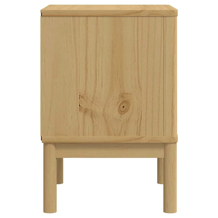 Table de chevet FLORO cire marron 45x39x57cm bois de pin massif - 6