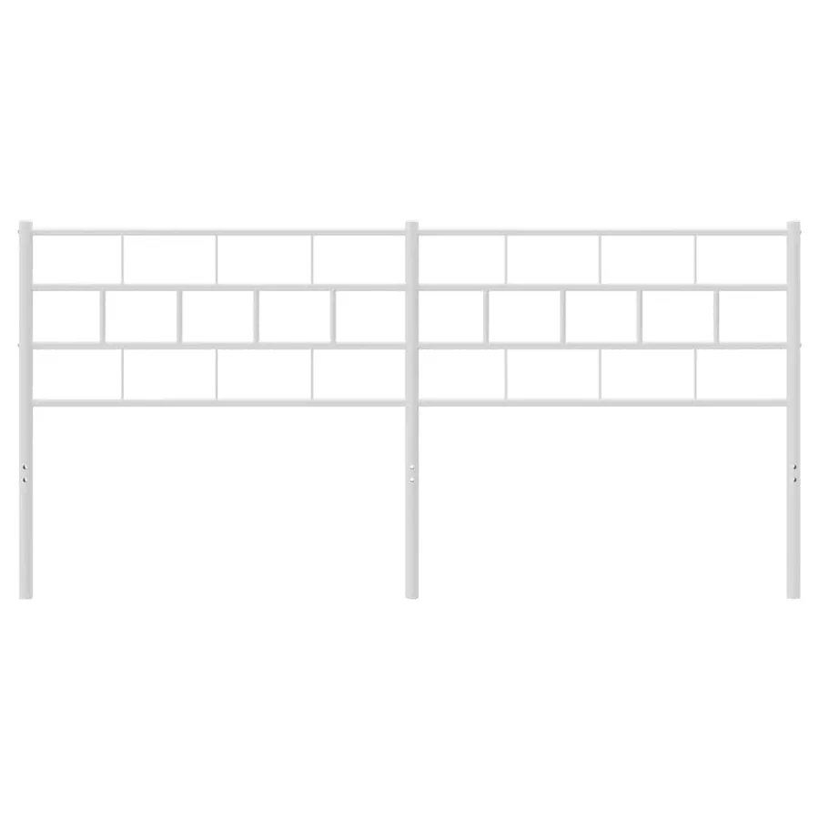 Tête de lit de remplacement métal blanc 160 cm - 3