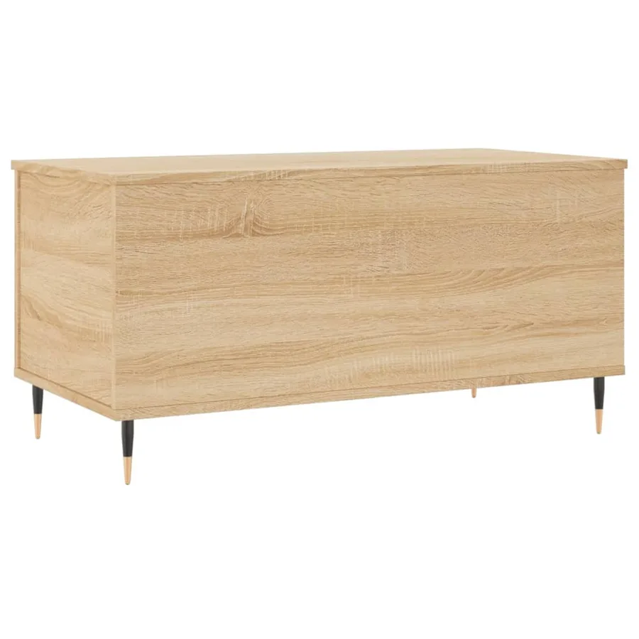 Table basse Chêne sonoma 90x44,5x45 cm Bois d'ingénierie - 8