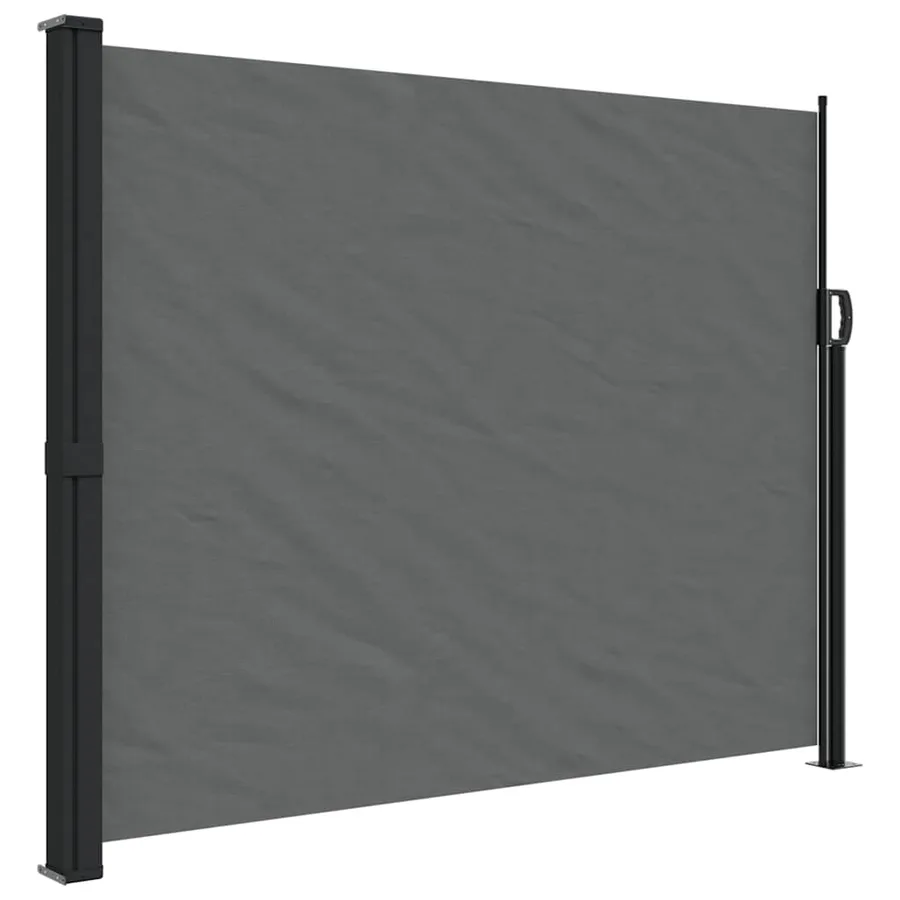 Auvent latéral rétractable anthracite 160x600 cm - 2