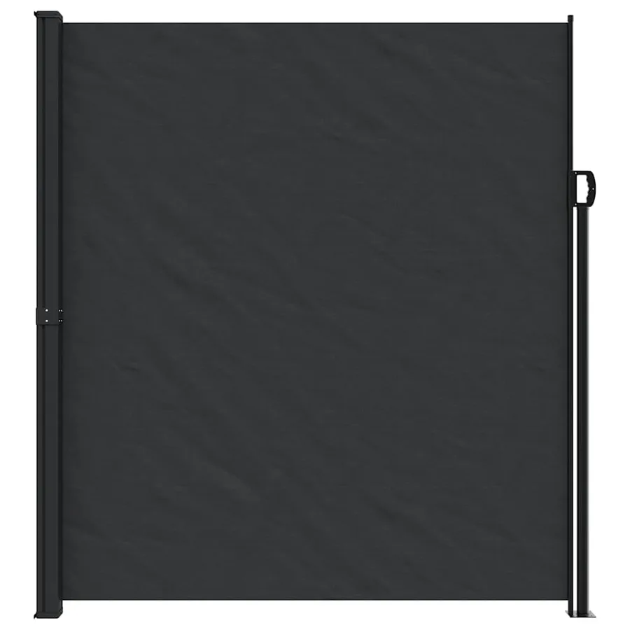 Auvent latéral rétractable noir 220x500 cm - 3