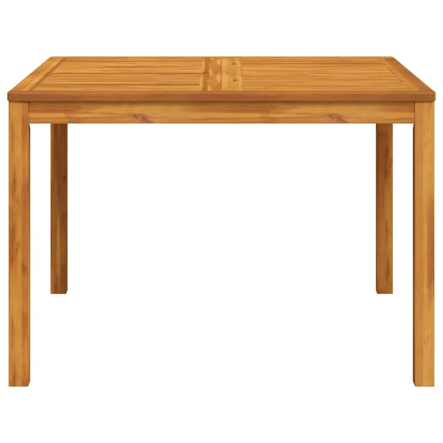 Table à manger de jardin 110x110x75 cm bois d'acacia massif - 4