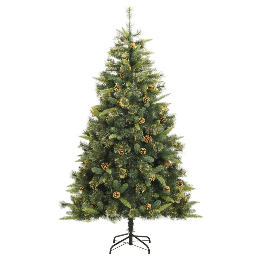 Sapin de Noël artificiel articulé avec pommes de pin 240 cm - 2