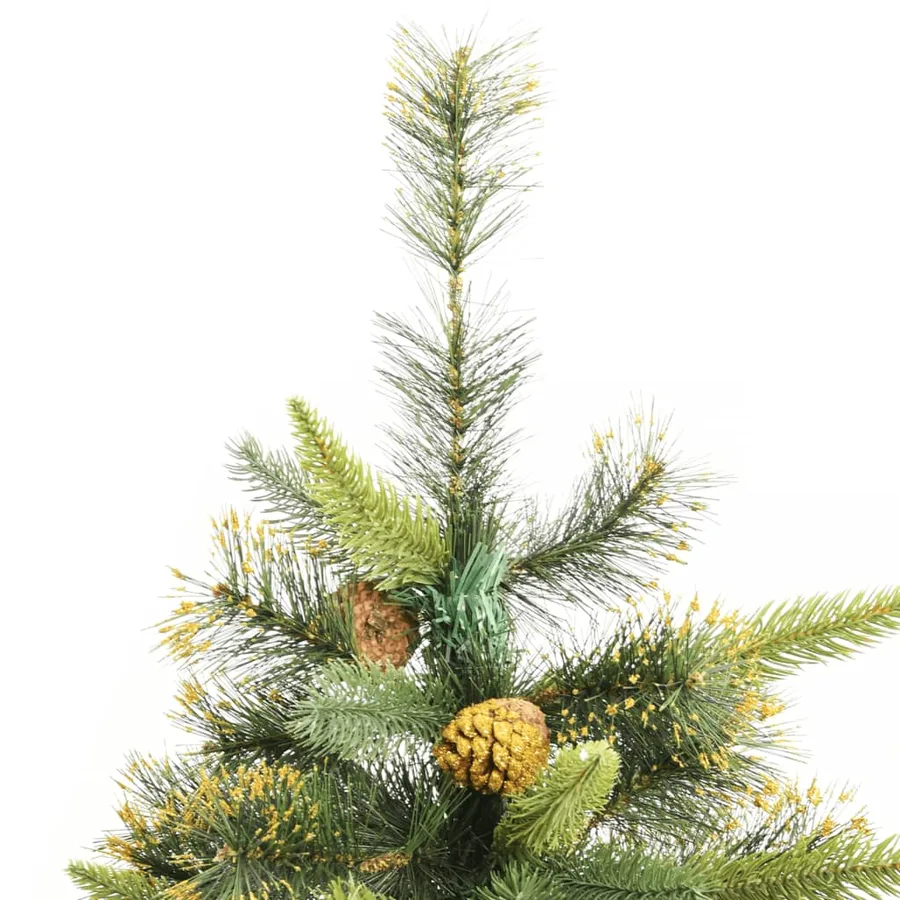 Sapin de Noël artificiel articulé avec pommes de pin 240 cm - 4