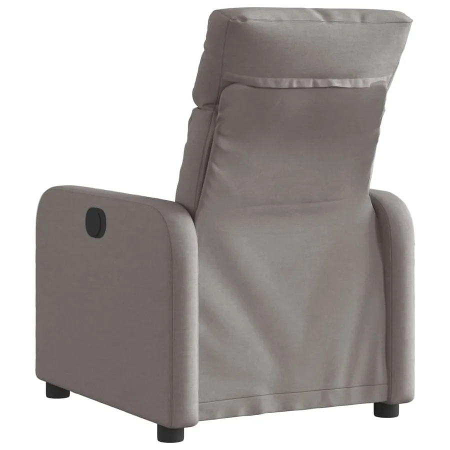 Fauteuil inclinable électrique Taupe Tissu - 5
