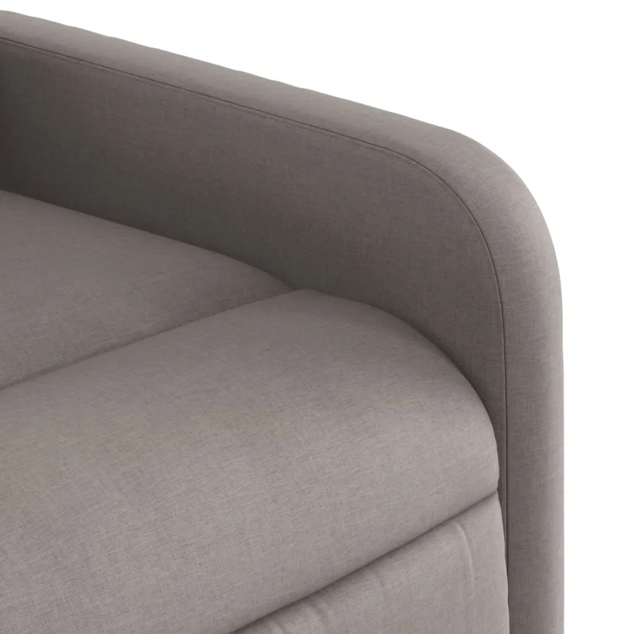 Fauteuil inclinable taupe tissu - 11