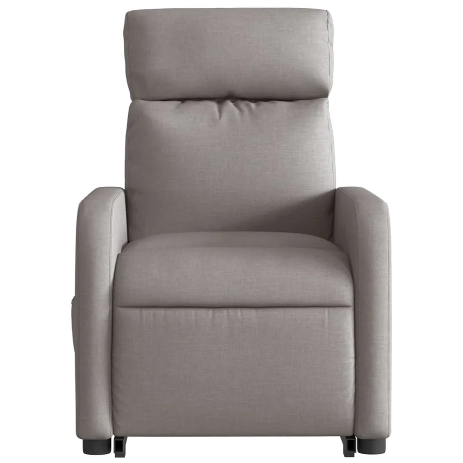Fauteuil inclinable taupe tissu - 9