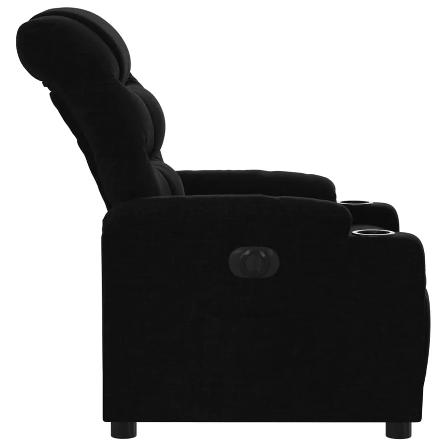 Fauteuil inclinable électrique Noir Tissu - 10