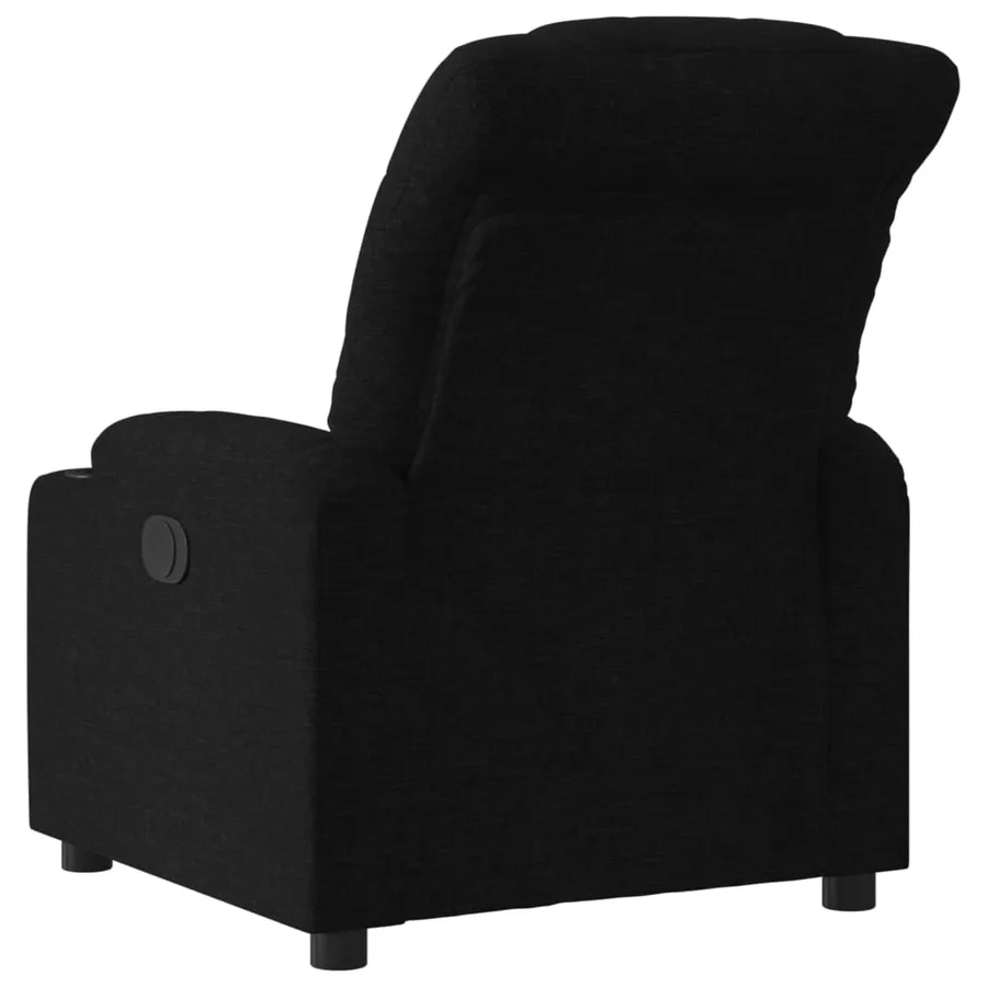 Fauteuil inclinable électrique Noir Tissu - 5