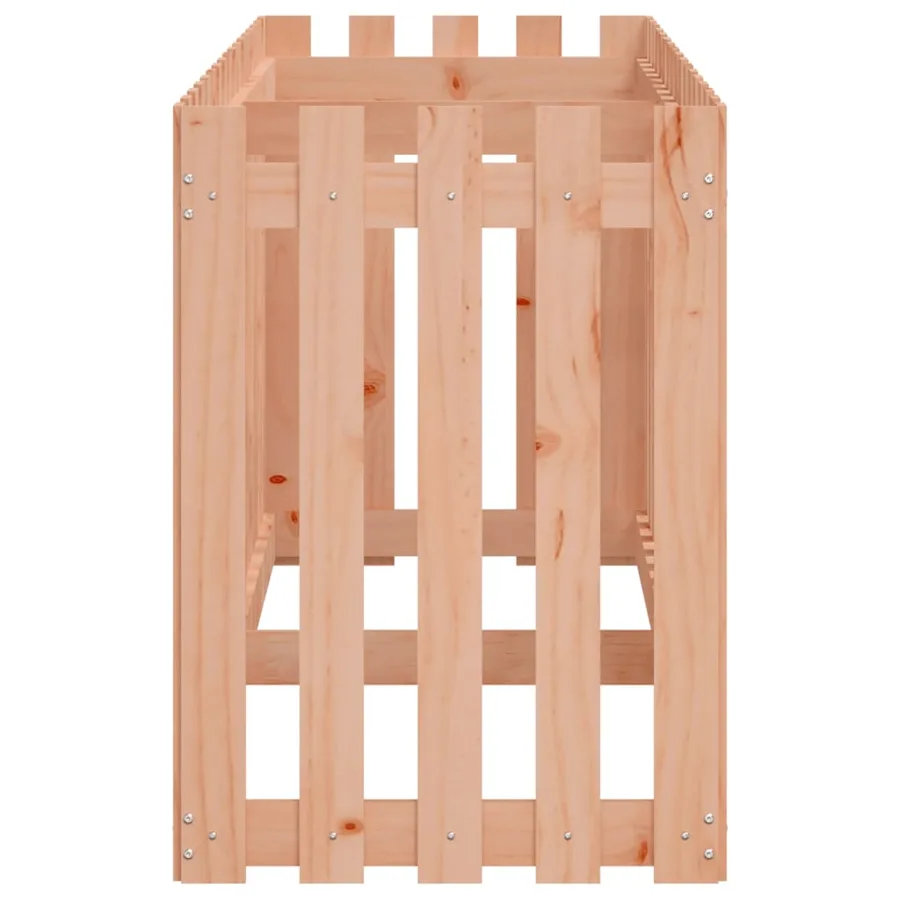Lit surélevé de jardin design de clôture bois douglas massif - 6