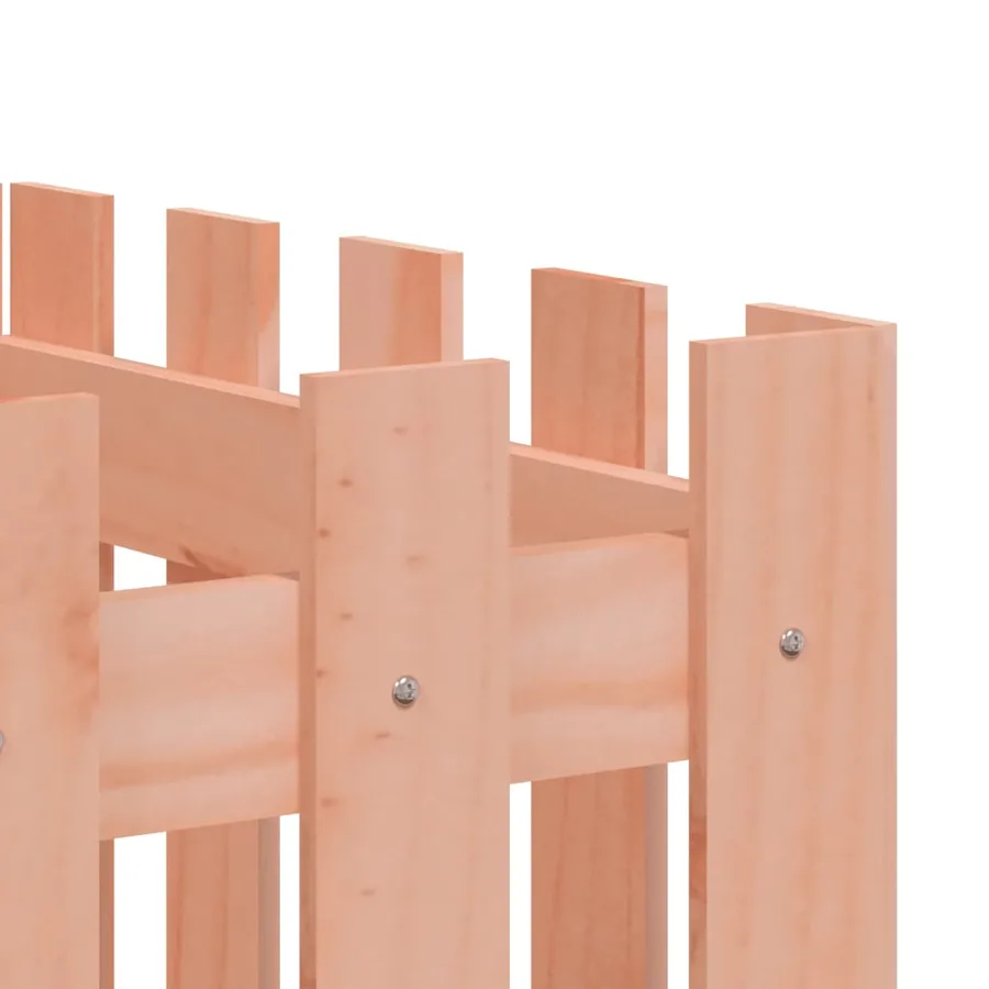 Lit surélevé de jardin design de clôture bois douglas massif - 7