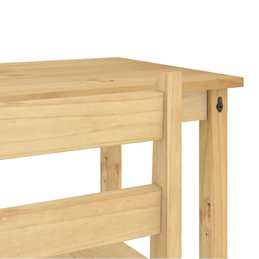 Ensemble de bar 3 pcs Bois de pin massif - 13