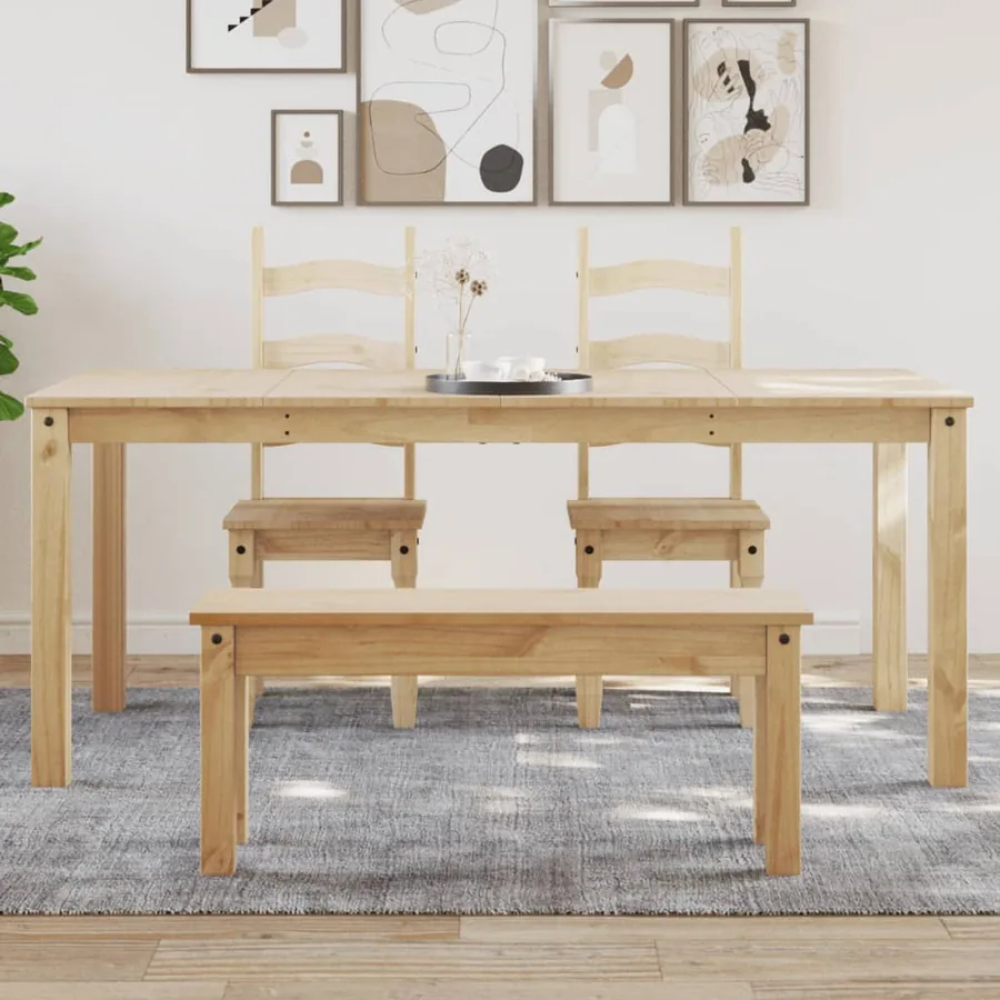 Table à manger PANAMA 180x90x75 cm bois massif de pin