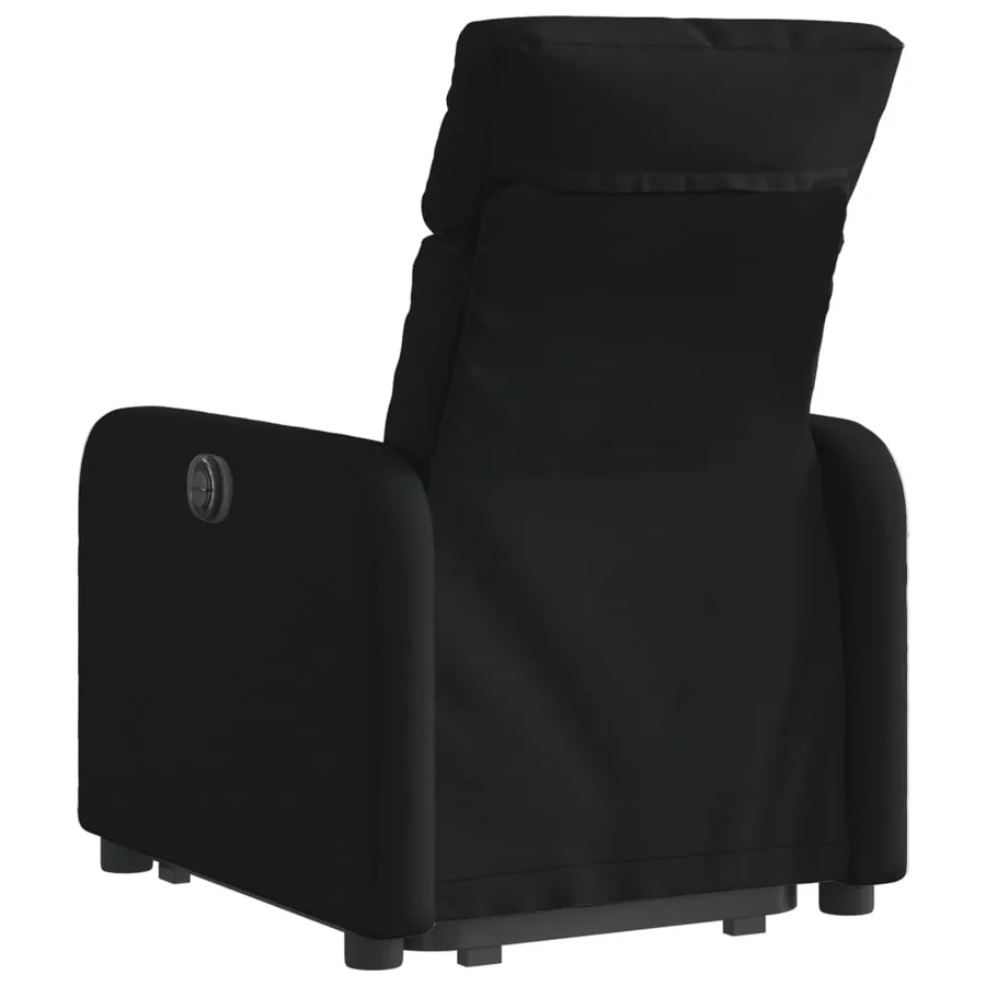 Fauteuil inclinable électrique noir tissu - 5