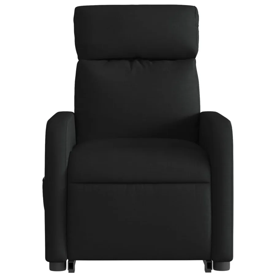 Fauteuil inclinable électrique noir tissu - 9