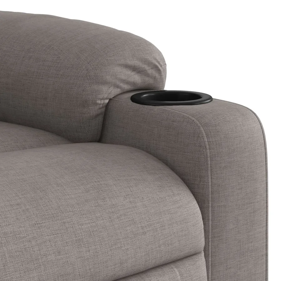 Fauteuil inclinable électrique Taupe Tissu - 11