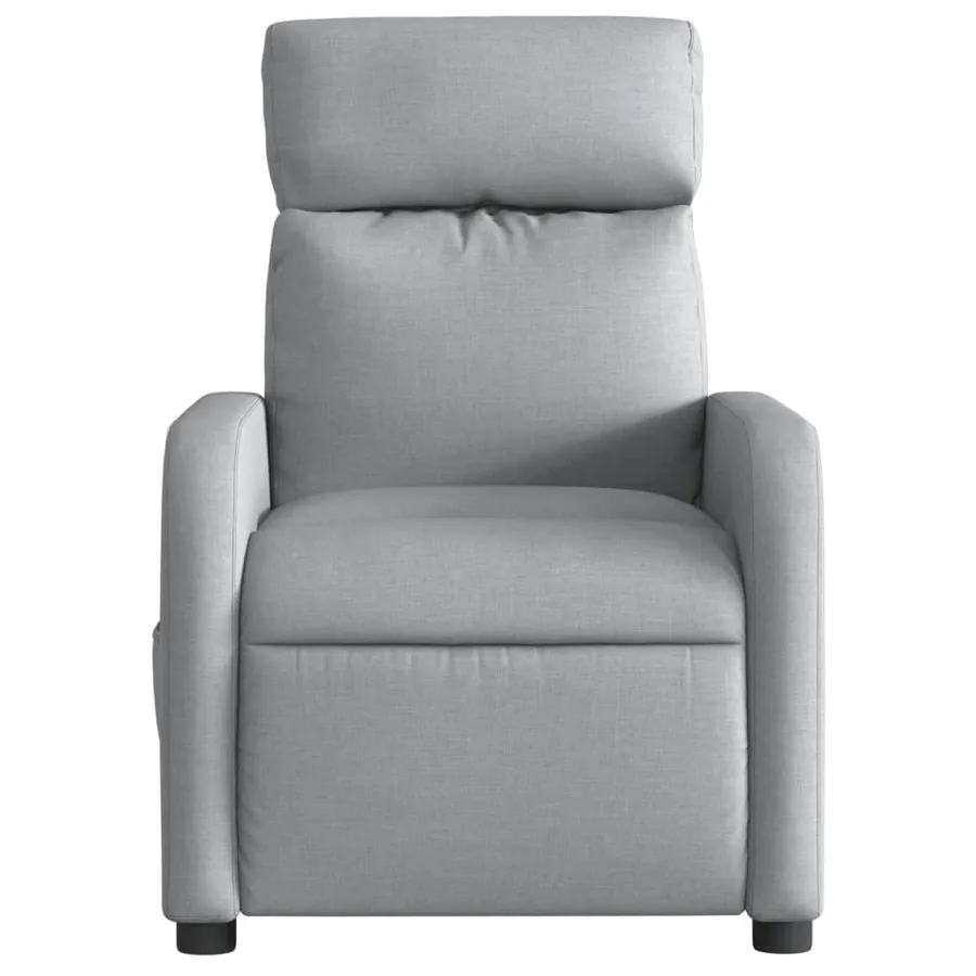 Fauteuil inclinable électrique Gris clair Tissu - 9