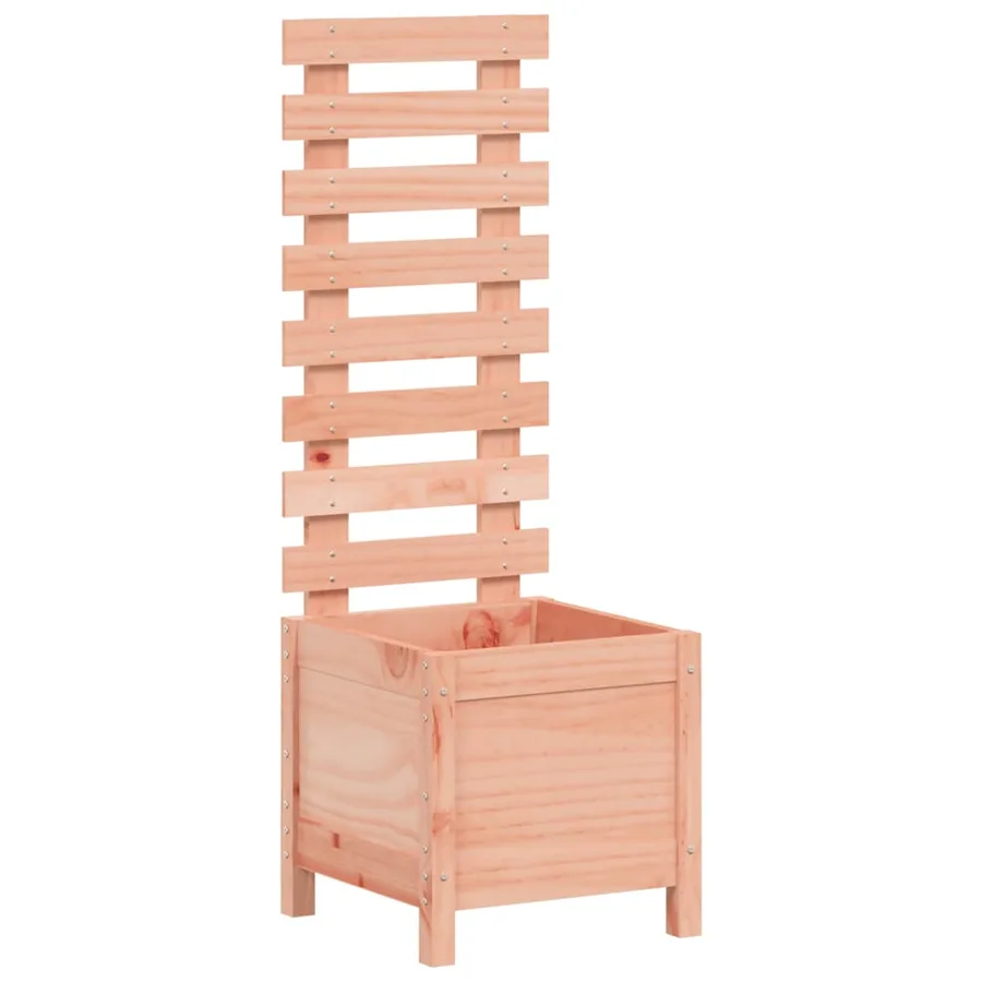 Jardinière avec support 39x39,5x114 cm bois massif douglas - 2