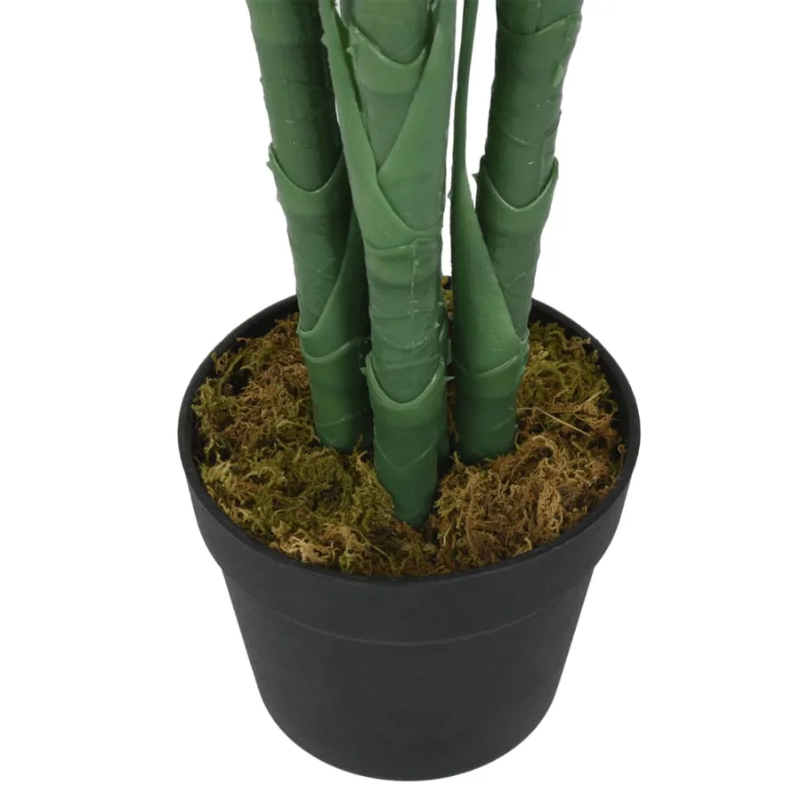Palmier artificiel 28 feuilles 120 cm vert - 4
