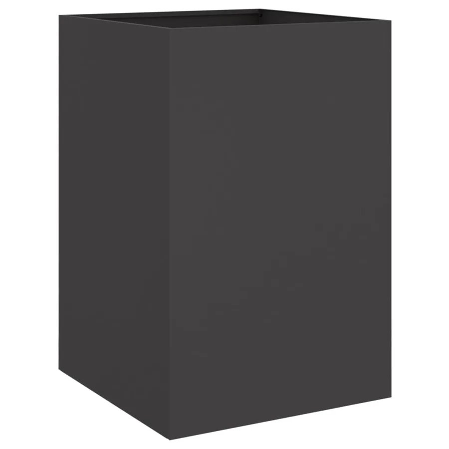 Jardinière noir 52x48x75 cm acier - 2