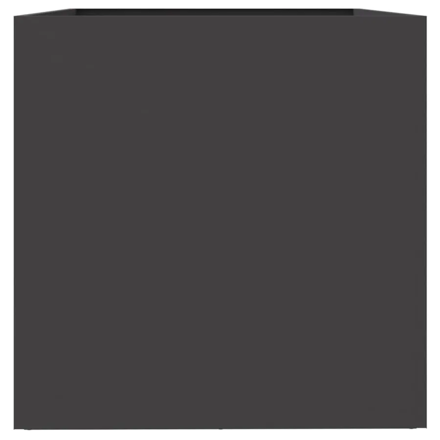 Jardinière noir 62x40x39 cm acier - 6