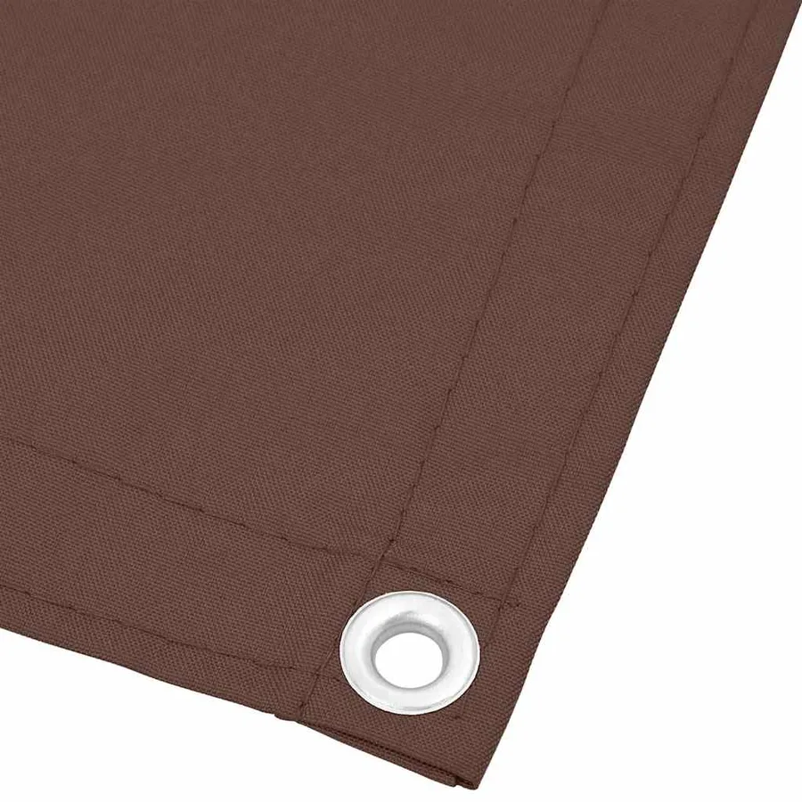 Écran de balcon marron 120x700 cm 100% polyester oxford - 4