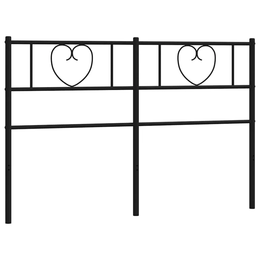 Tête de lit de remplacement métal noir 160 cm - 3