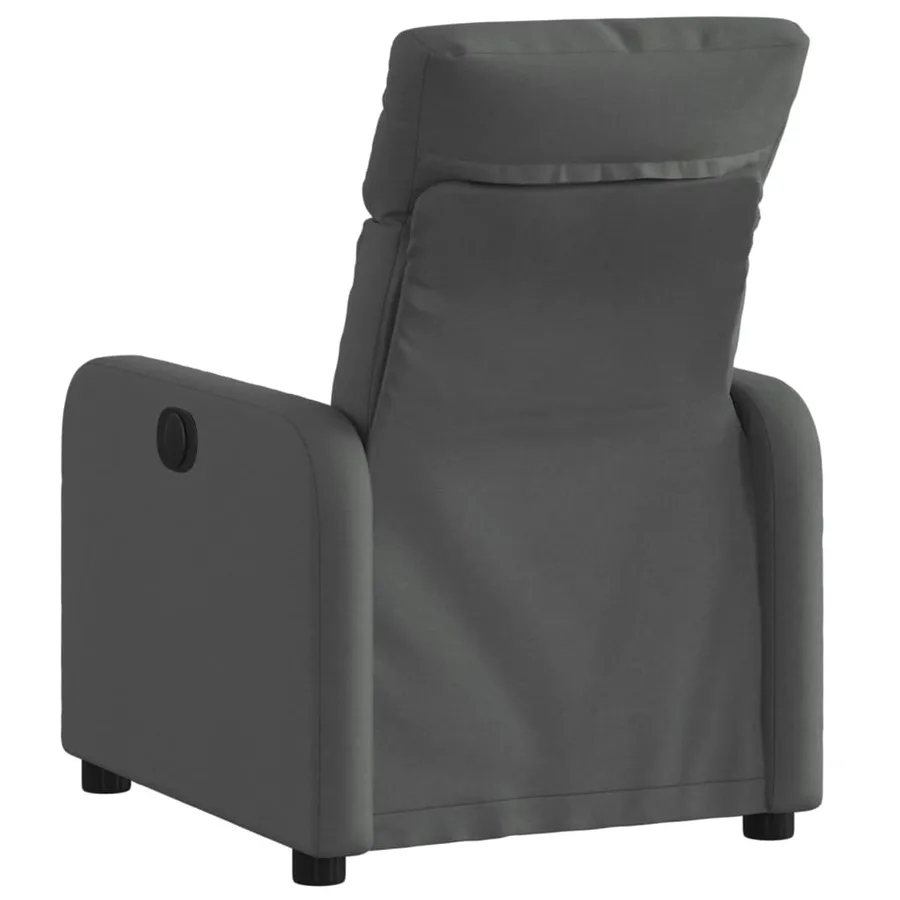 Fauteuil inclinable Gris foncé Tissu - 3