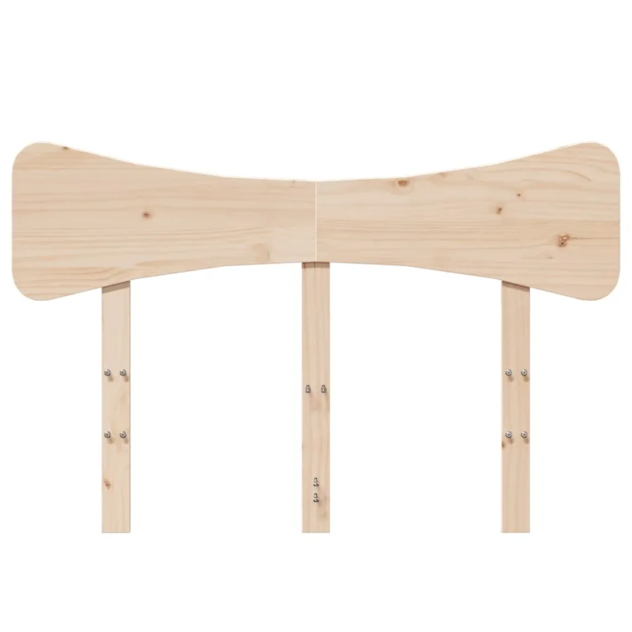 Tête de lit 135 cm bois massif de pin - 4