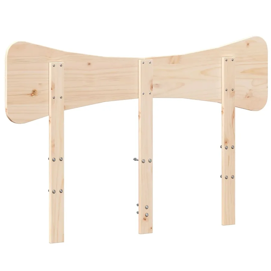 Tête de lit 135 cm bois massif de pin - 6