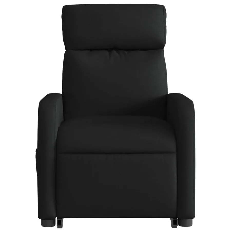 Fauteuil de massage inclinable Noir Tissu - 9