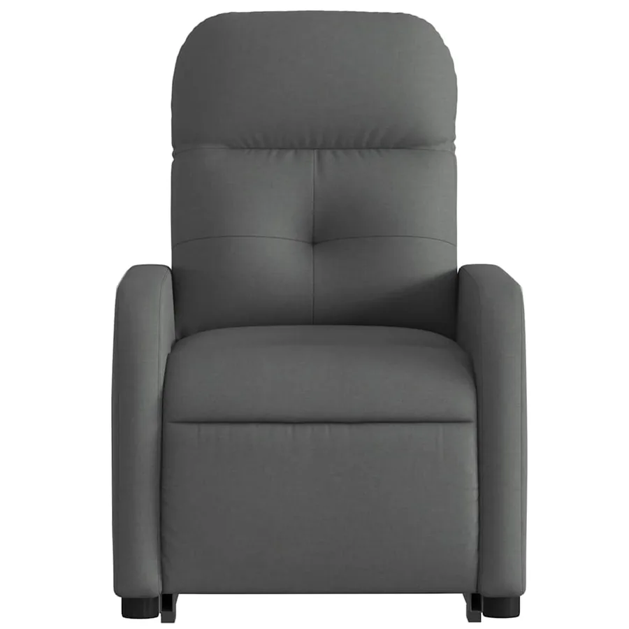 Fauteuil inclinable électrique gris foncé tissu - 9