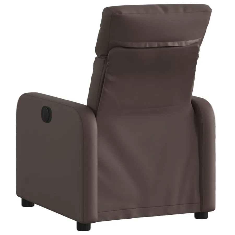 Fauteuil inclinable Marron Similicuir - 3