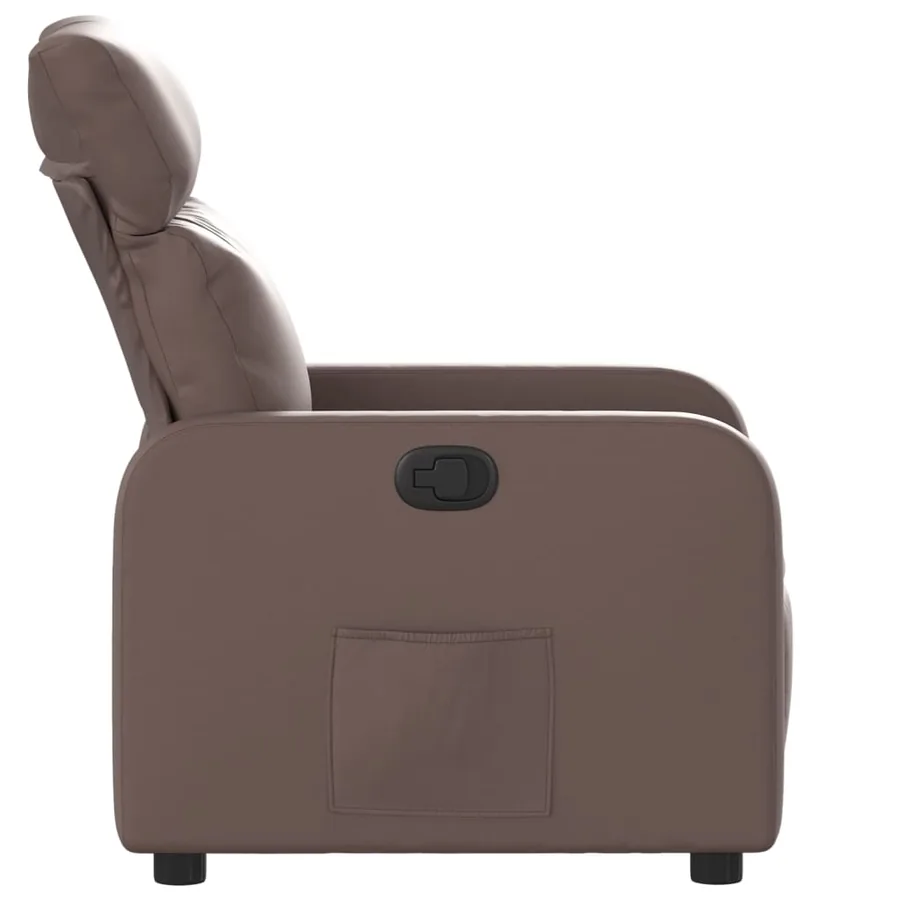 Fauteuil inclinable Marron Similicuir - 7