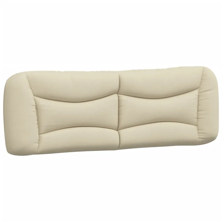 Coussin de tête de lit Hvar crème 160 cm tissu - 2