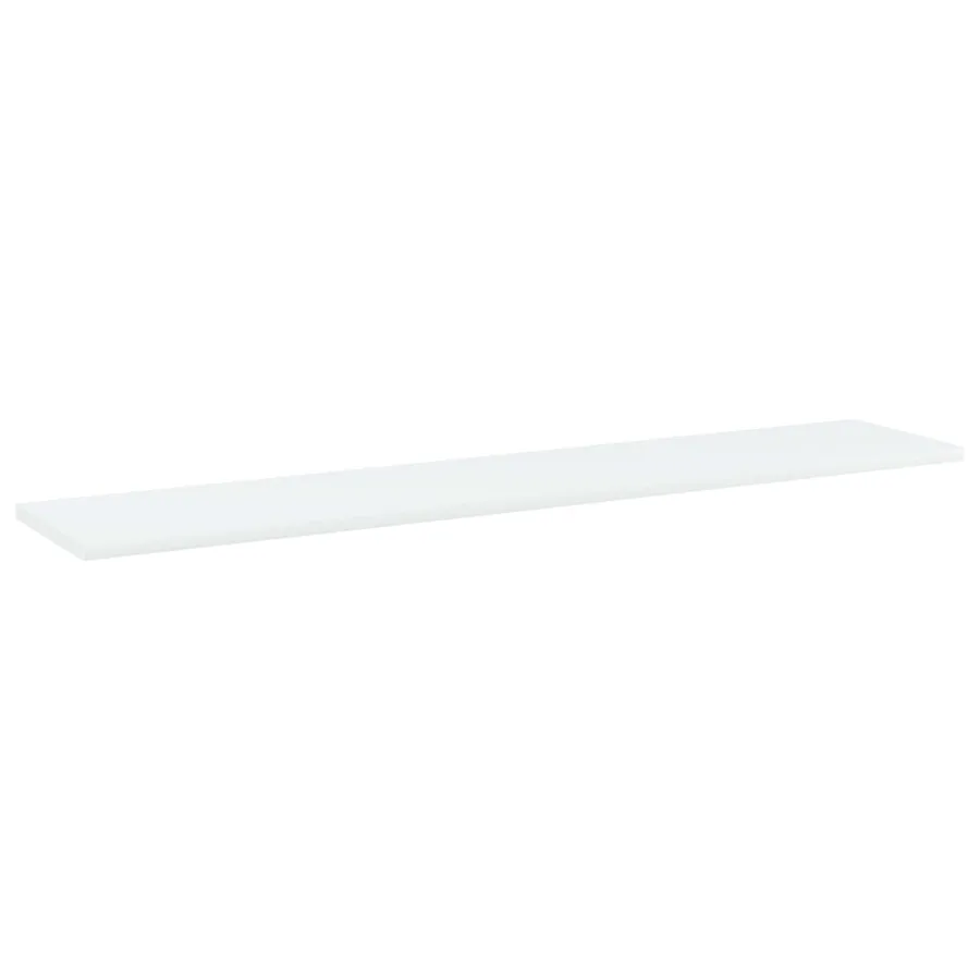 Panneaux de bibliothèque 4 pcs blanc bois d’ingénierie - 2