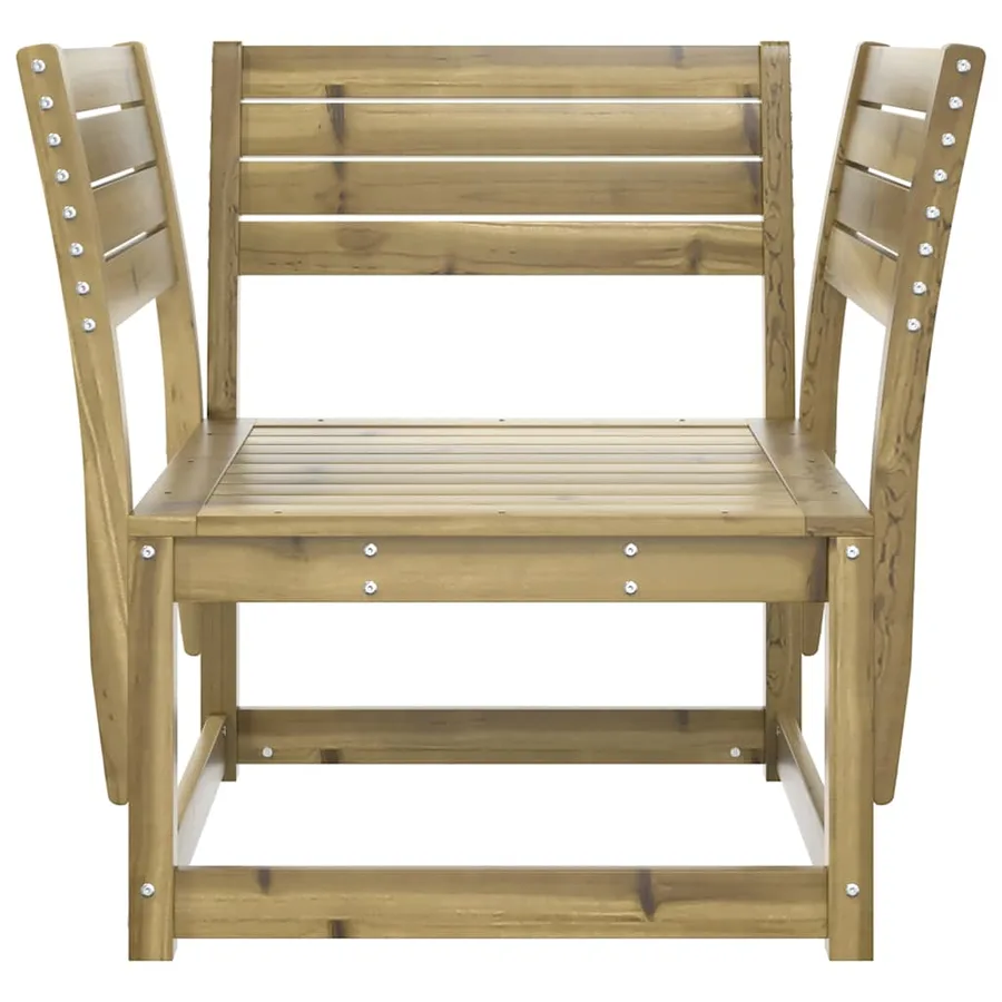 Chaise de jardin bois de pin imprégné - 4