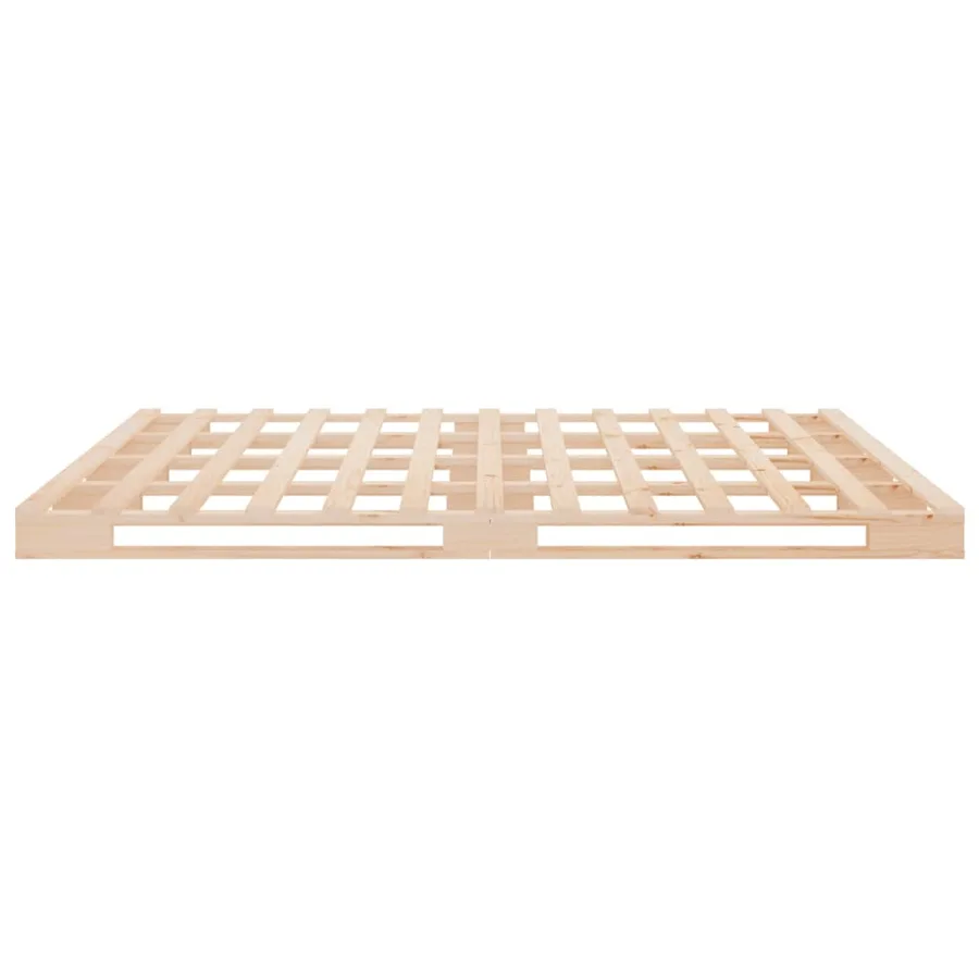 Cadre de lit sans matelas 180x200 cm bois massif de pin - 8