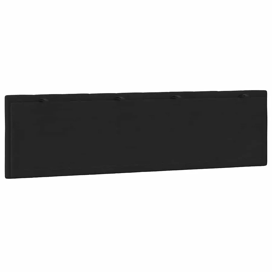 Coussin de tête de lit Hanko noir 180 cm velours - 7
