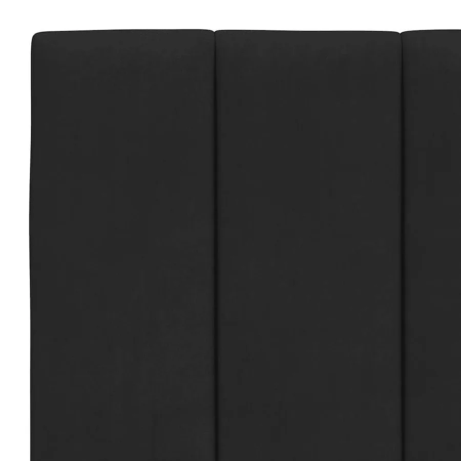 Coussin de tête de lit Hanko noir 180 cm velours - 8