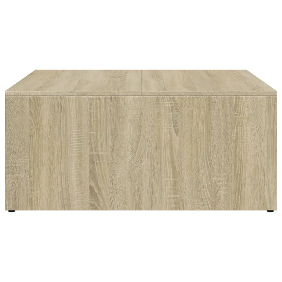 Tables basses gigognes 2 pcs chêne sonoma bois ingénierie métal - 6