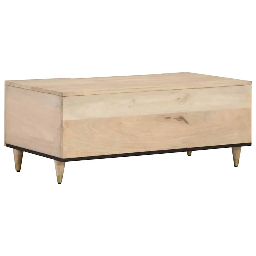 Table basse 100x54x40 cm bois de manguier massif - 5