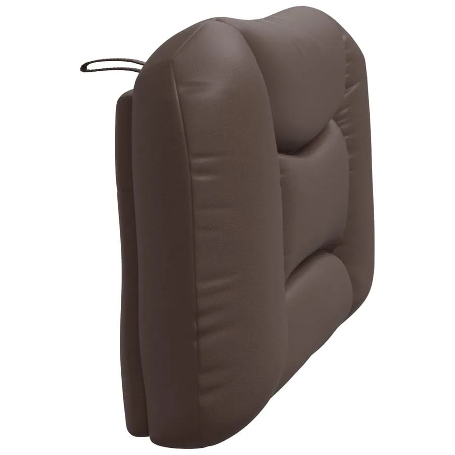 Coussin de tête de lit Hvar marron 100 cm similicuir - 6