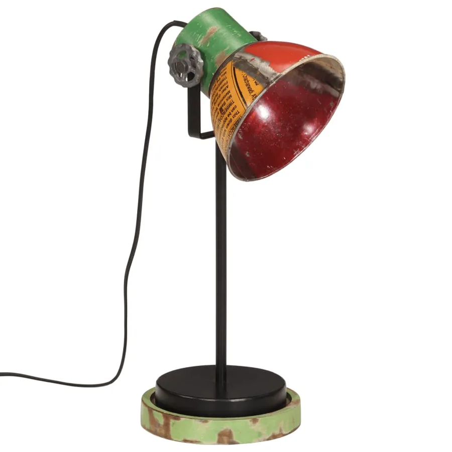 Lampe de bureau 25 W multicolore 17x17x50 cm E27 - 2