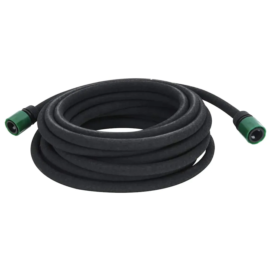 Tuyau d'arrosage de jardin noir 0,6" 10 m caoutchouc - 2